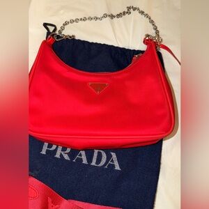 Prada Scarlet Chain Mini Bag
